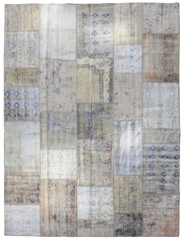 Patchwork de tapis d'Orient teintés