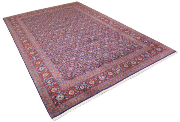Tapis Taebriz Mahi fin, ancien, Iran