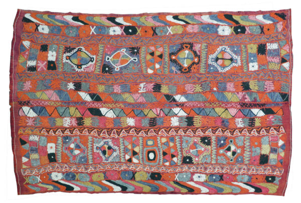 Kilim brodé ancien de Mésopotamie Iraq – Image 2