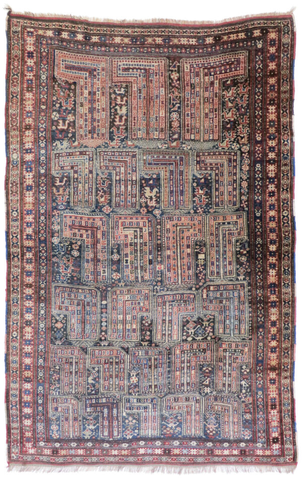 Tapis Kamseh ancien Iran – Image 2