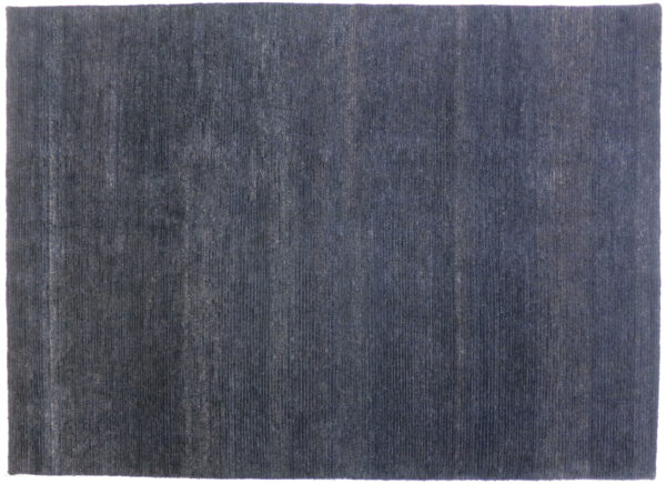 Tapis en fibre de chanvre teintée anthracite Népal – Image 2